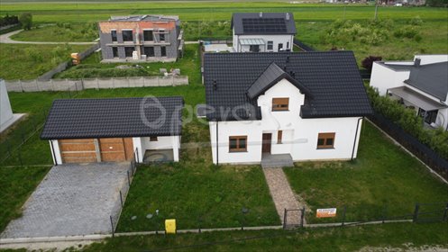Nowoczesny dom wolnostojący 147,6 m² z tarasem i garażem dom Wysocko Wielkie, Pod Dębami