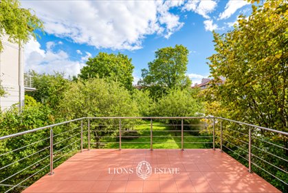 Na wynajem przestronny dom biurowy 378 m² z ogrodem 400 m² w Wilanowie dom Warszawa, Wilanów Niski