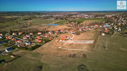 Działka budowlana 2064 m² z MPZP, media, asfaltowy dojazd działka Dywity, Barczewskiego