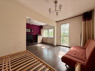 Na sprzedaż funkcjonalne 2-pokojowe mieszkanie 45,81 m² z balkonem mieszkanie Łódź, Kurak, Będzińska