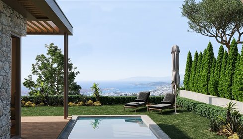 Luksowne wille z basenem i panoramicznym widokiem dom Bodrum, Konacık, Bodrum, Muğla