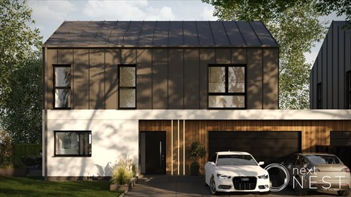 Nowoczesny dom 170 m2 z garażem i działką 700 m2 dom Borowina