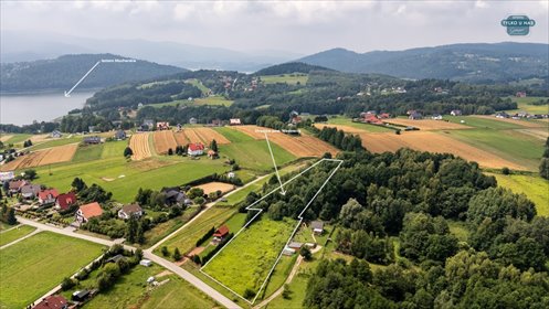 4 działki budowlane w Stryszowie, MPZP, 5343 m² polecam działka Stryszów