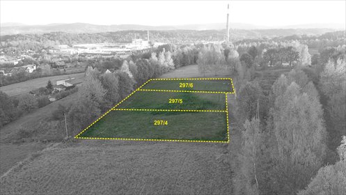 działka na sprzedaż 1282m2 działka Gorlice