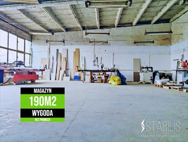 magazyn na wynajem 190m2 magazyn Białystok, Wygoda