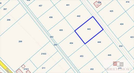 Działka 1719 m² w Borach Stobrawskich z pozwoleniem działka Kały