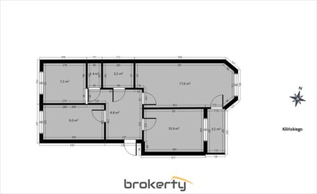 mieszkanie na sprzedaż 62m2 mieszkanie Wrocław, Śródmieście, Jana Kilińskiego