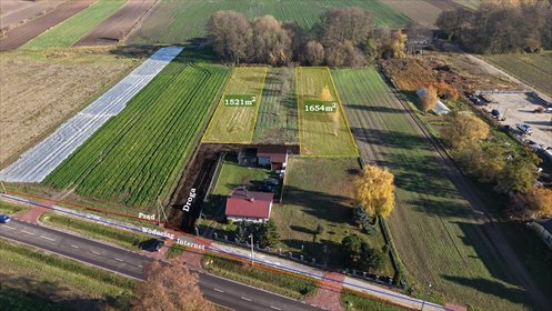 działka na sprzedaż 1521m2 działka Bramki