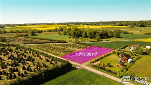 działka na sprzedaż 1773m2 działka Będzinko