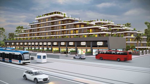 Nowoczesne 2+1 z basenem i tarasem w Kepez mieszkanie Ayanoğlu, Ayanoğlu, Kepez, Antalya