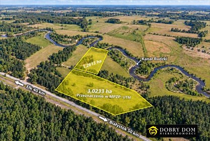 Zapraszam do zakupu działki 42 846 m² nad Kanałem Rudzki działka Osowiec