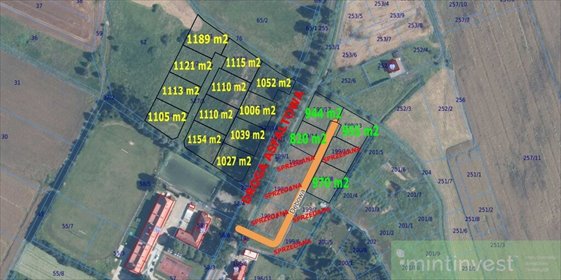 działka na sprzedaż 1027m2 działka Dębice