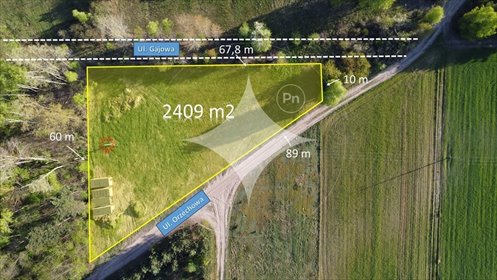 działka na sprzedaż 2700m2 działka Michałów, Orzechowa