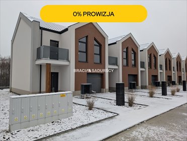 Nowoczesny dom w Brzozówce z ogródkiem i tarasem dom Brzozówka, Brzozówka, Lisia Góra, Lipowa