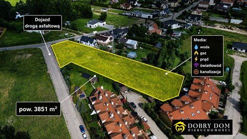 Działka 3851 m² w Zaściankach (potencjał inwestycyjny) działka Zaścianki