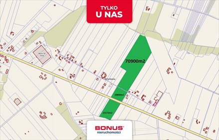 działka na sprzedaż 102888m2 działka Witalówka