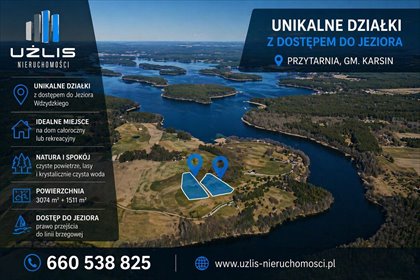 działka na sprzedaż 3074m2 działka Karsin, Przytarnia