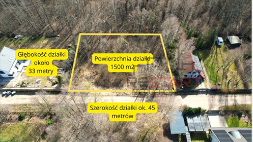 Sprzedam działkę 1500 m² pod dom w spokojnej Adamowiznie działka Adamowizna