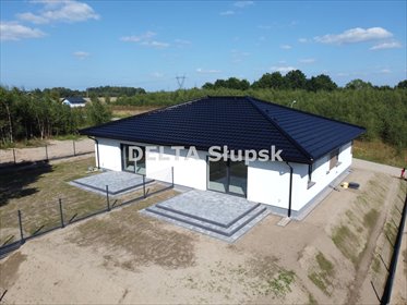 Nowoczesny dom 89,66 m² z ogrodem (parter, 3 sypialnie) dom Strzelino, Pod Dębem