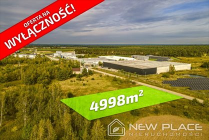 Działka przemysłowa 4998 m² z projektem i PnB w Błoniu działka Błonie