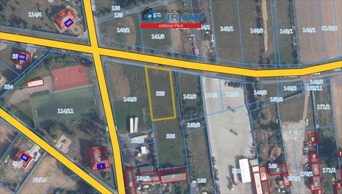 działka na sprzedaż 1063m2 działka Nowa Wieś Ujska