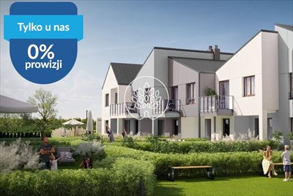 Nowoczesny segment 95 m2 z ogródkiem i tarasem dom Słomin