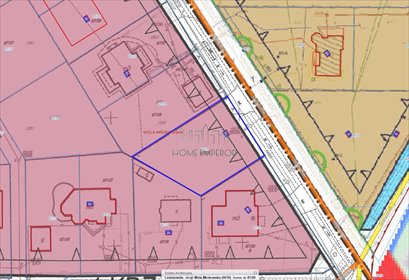 Działka 1000 m² z mediami, plan zagospodarowania, Wola Mrokowska działka Wola Mrokowska, Rejonowa