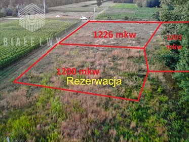 działka na sprzedaż 1200m2 działka Baraki