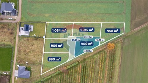 działka na sprzedaż 900m2 działka Konikowo