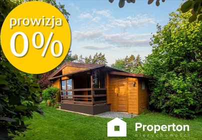 Działka z domkiem 35 m², las, taras, inwestycja dom Grotniki, Chopina