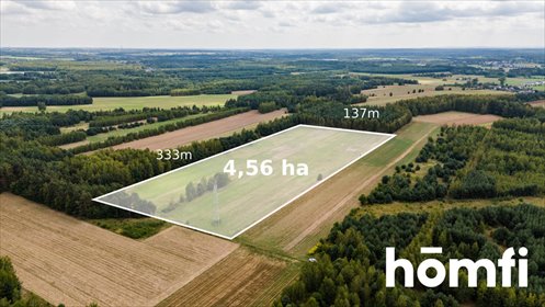 Na sprzedaż działka rolna 45 600 m² z możliwością komercyjnego wykorzystania działka Zdziechów