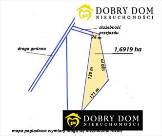 działka na sprzedaż 16919m2 działka Zambrów