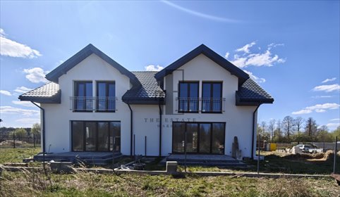 Nowoczesny dom 131 m² z garażem i ogrodem w Białołęce dom Warszawa, Białołęka Kobiałka