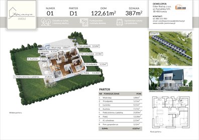 dom na sprzedaż 123m2 dom Łomża, Jaśminowa