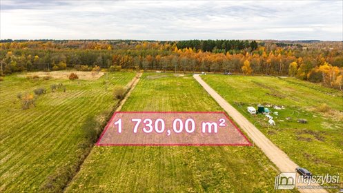 Działka rolno-budowlana 1730 m2 z drogą asfaltową. działka Łęczynko