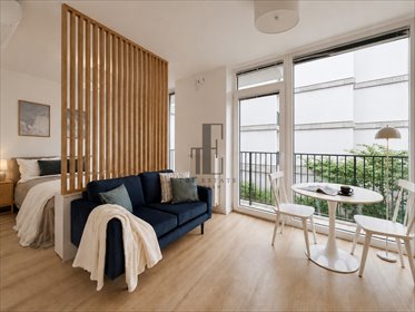 Kawalerka 32 m² w Browarach Warszawskich z balkonem mieszkanie Warszawa, Wola, Krochmalna