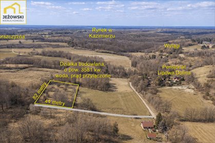 działka na sprzedaż 3581m2 działka Kazimierz Dolny, Jeziorszczyzna