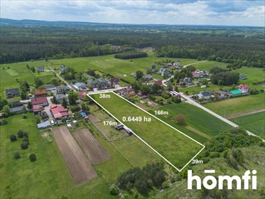 działka na sprzedaż 6449m2 działka Kostomłoty Drugie, Laskowa