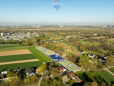 działka na sprzedaż 1200m2 działka Kraków, Nowa Huta, Suchy Jar