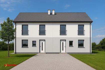 Nowoczesny bliźniak 86 m2 z ogrzewaniem podłogowym dom Częstochowa