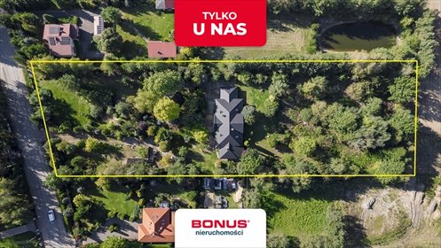 Działka z domem 400 m2 w Puszczy Kampinoskiej. działka Dobrzyń, Prosta