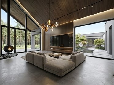 Nowoczesny dom PREMIUM z panoramicznymi przeszkleniami dom Rzeszów, Senatorska