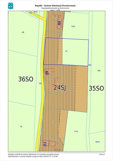 Działka 4000 m² w Pólko (sprzedaż, przetarg) działka Pólko