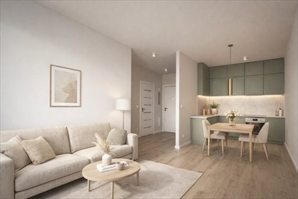 Dwupokojowe mieszkanie 38,3 m² z balkonem w Rzeszowie polecam mieszkanie Rzeszów, Prymasa 1000-lecia