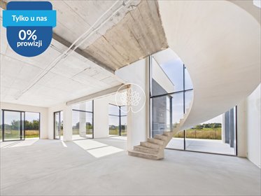 Nowoczesna willa 493 m² z widokiem na jezioro (duże przeszklenia) dom Pruszków, Szarych Szeregów