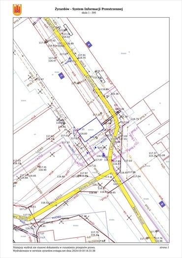 działka na sprzedaż 105m2 działka Żyrardów, Lniarska