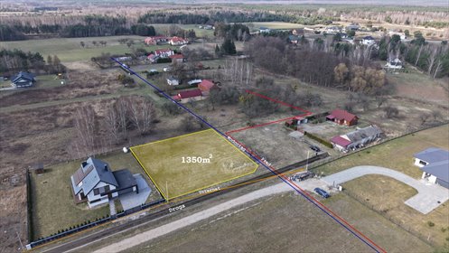 Działka 1350 m² pod zabudowę w Powązkach, blisko natury działka Powązki