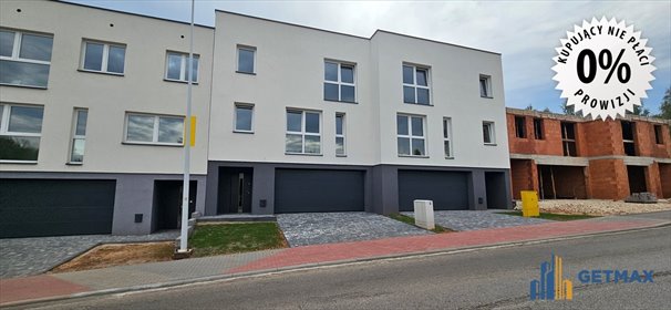 Nowoczesny dom w zabudowie szeregowej z garażem. dom Siemianowice Śląskie
