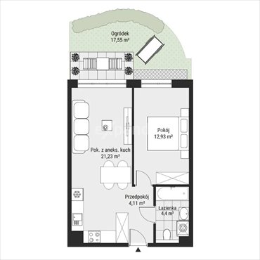 mieszkanie na sprzedaż 43m2 mieszkanie Katowice, Wełnowiec, Bytkowska