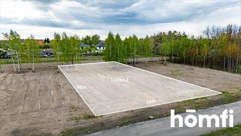 działka na sprzedaż 1199m2 działka Maków, Wiśniowa